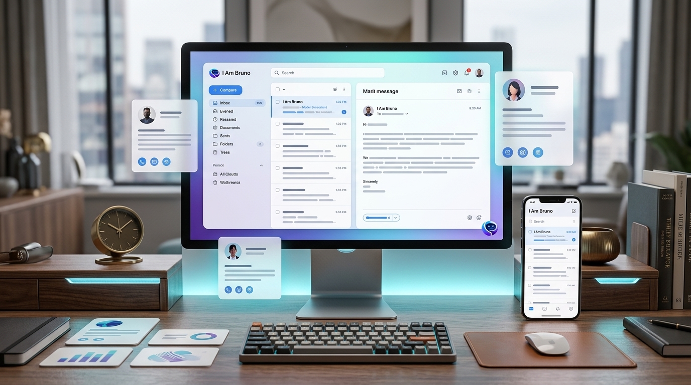 Bruno professional email boxes visual